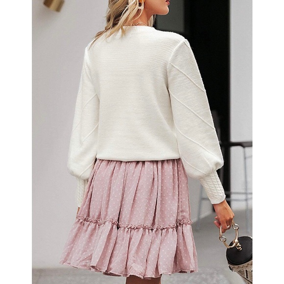 ✦NWT Blush Ruffled Mini Skirt✦ - Picture 8 of 15